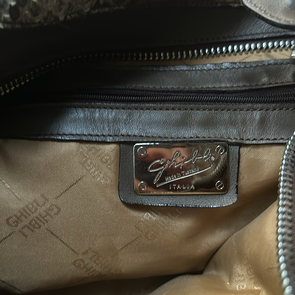 Ghibli Python Shoulder Bag - image 6